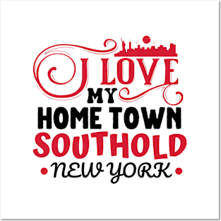 I love Southold New York Posters and Art